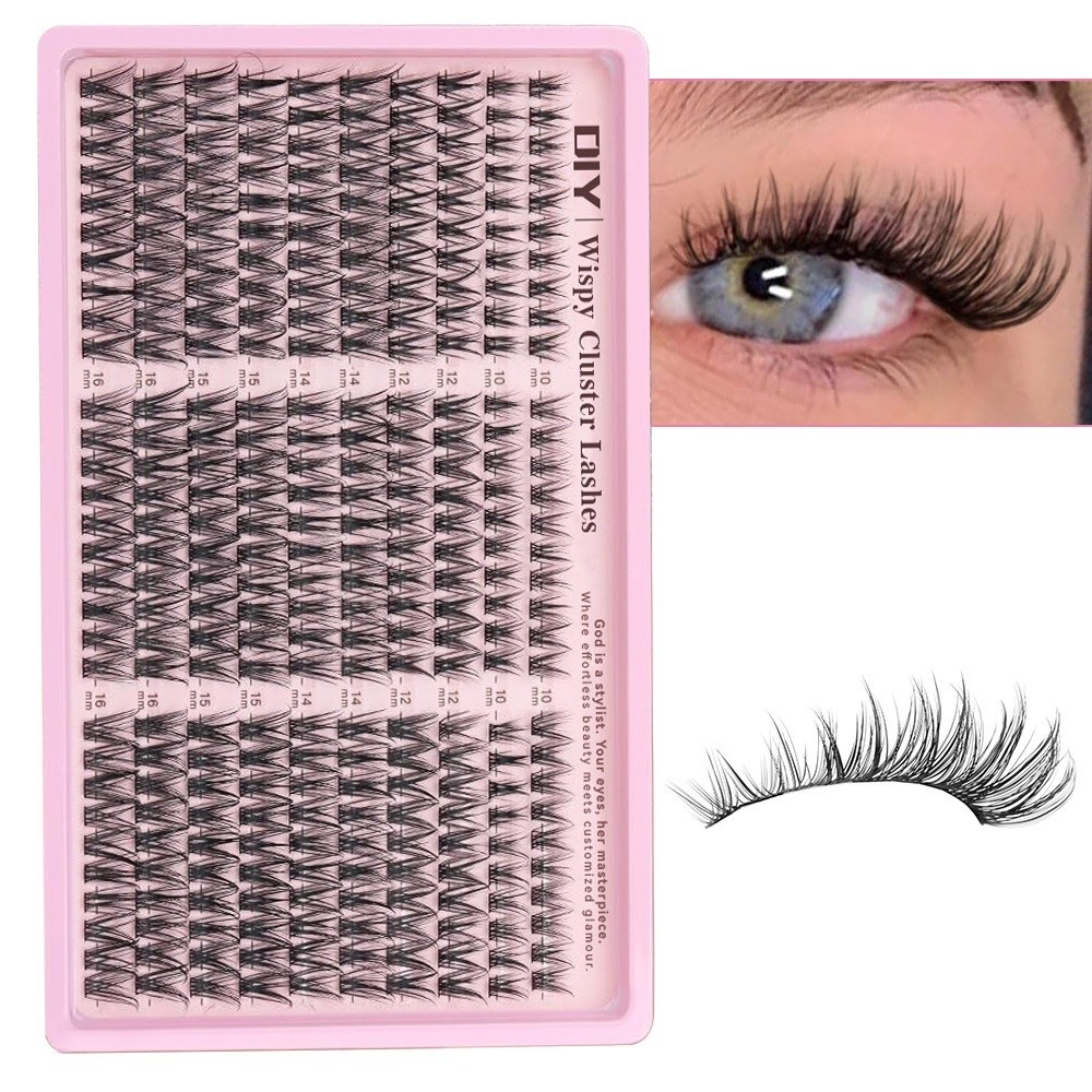ขนตาปลอมแบบเป็นช่อ ความยาว 10- - Eyelash Extension Look บทวิจารณ์และราคา