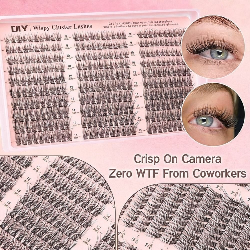 ขนตาปลอมแบบเป็นช่อ ความยาว 10- - Eyelash Extension Look บทวิจารณ์และราคา