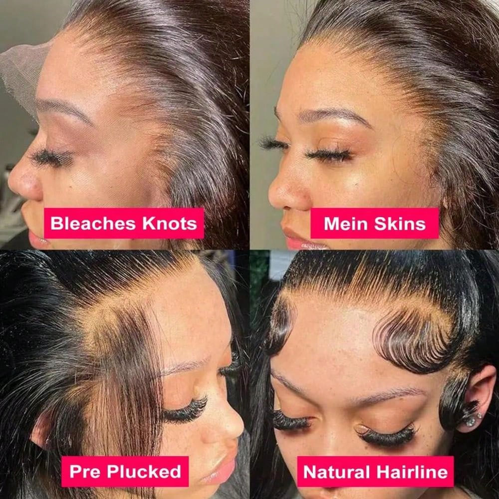 วิกผมหน้าผากแบบใส 40 นิ้ว 13x4 - Eyelash Extension Natural Look บทวิจารณ์และราคา
