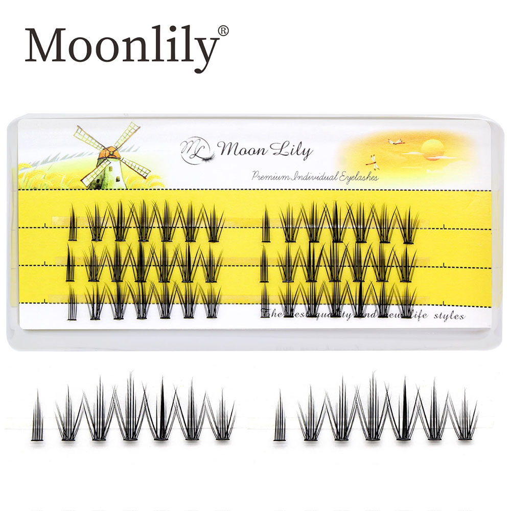 ขนตาปลอมแบบแบ่งช่อ 3 มิติ นุ่ม - Eyelash Extension Russian บทวิจารณ์และราคา