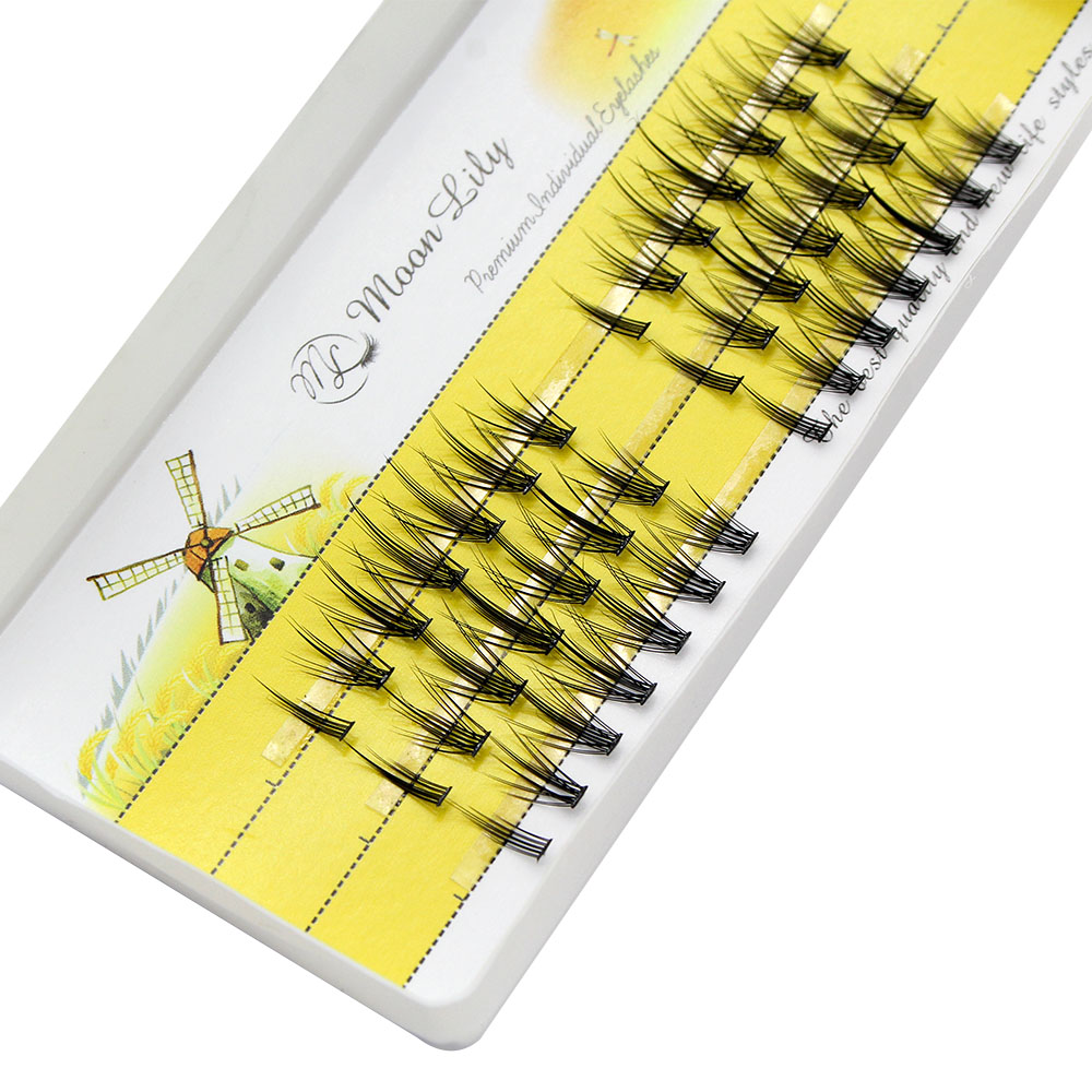 ขนตาปลอมแบบแบ่งช่อ 3 มิติ นุ่ม - Eyelash Extension Russian บทวิจารณ์และราคา