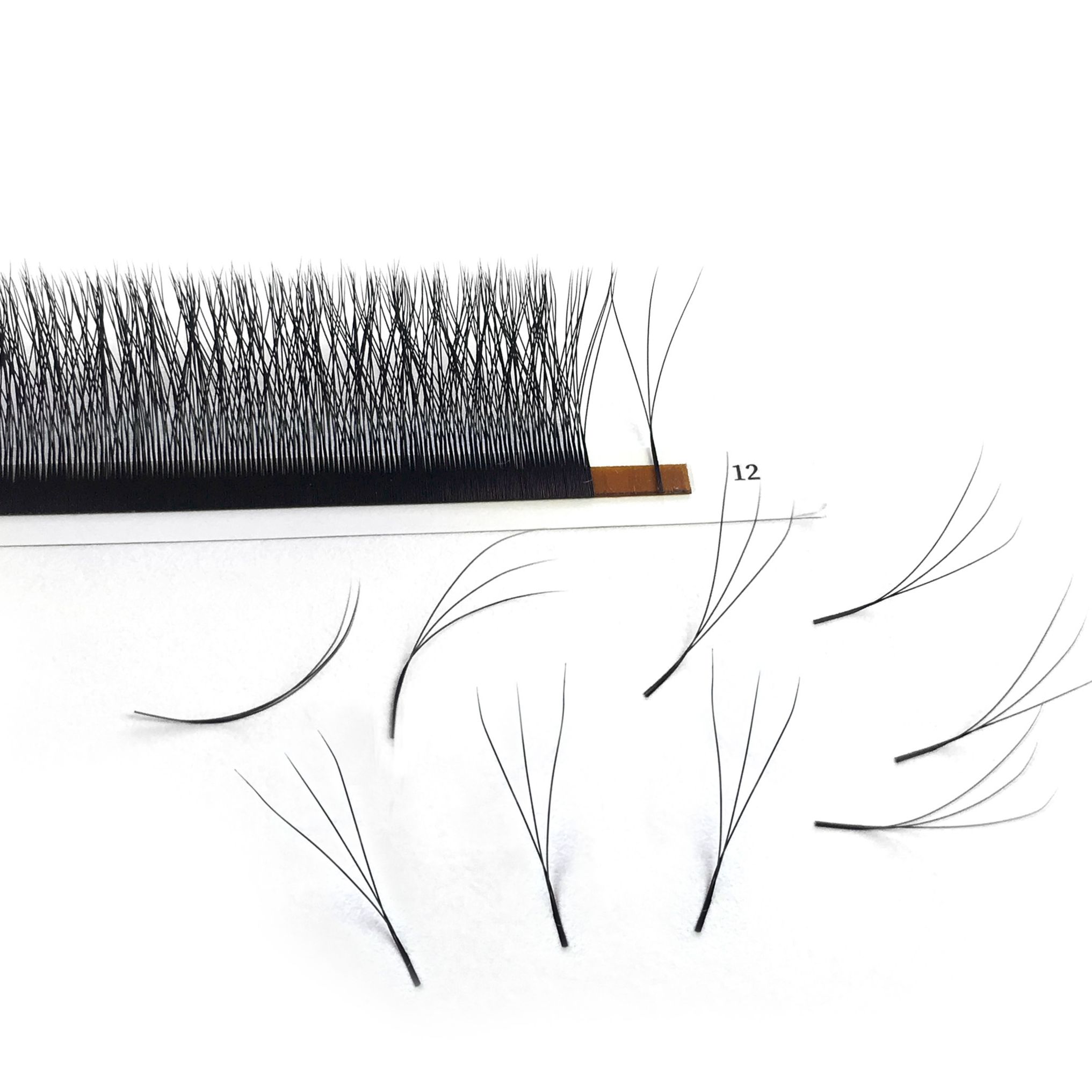 ขนตาปลอมแบบ 3 มิติ รูปทรง W สำ - Eyelash Extension Human Hair บทวิจารณ์และราคา