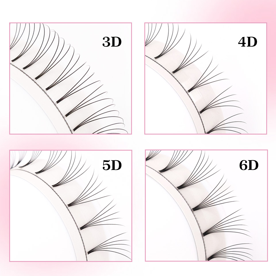 ขนตาปลอม RUJADE แบบก้านสั้น 3D - Eyelash Extension Russian บทวิจารณ์และราคา