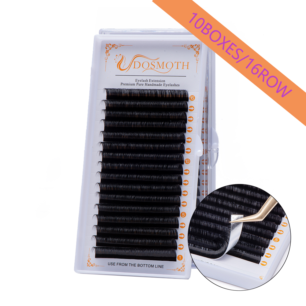 DOSMOTH 10 กล่อง 16 แถว 7-16 ม - Eyelash Extension For Asian Eyes บทวิจารณ์และราคา