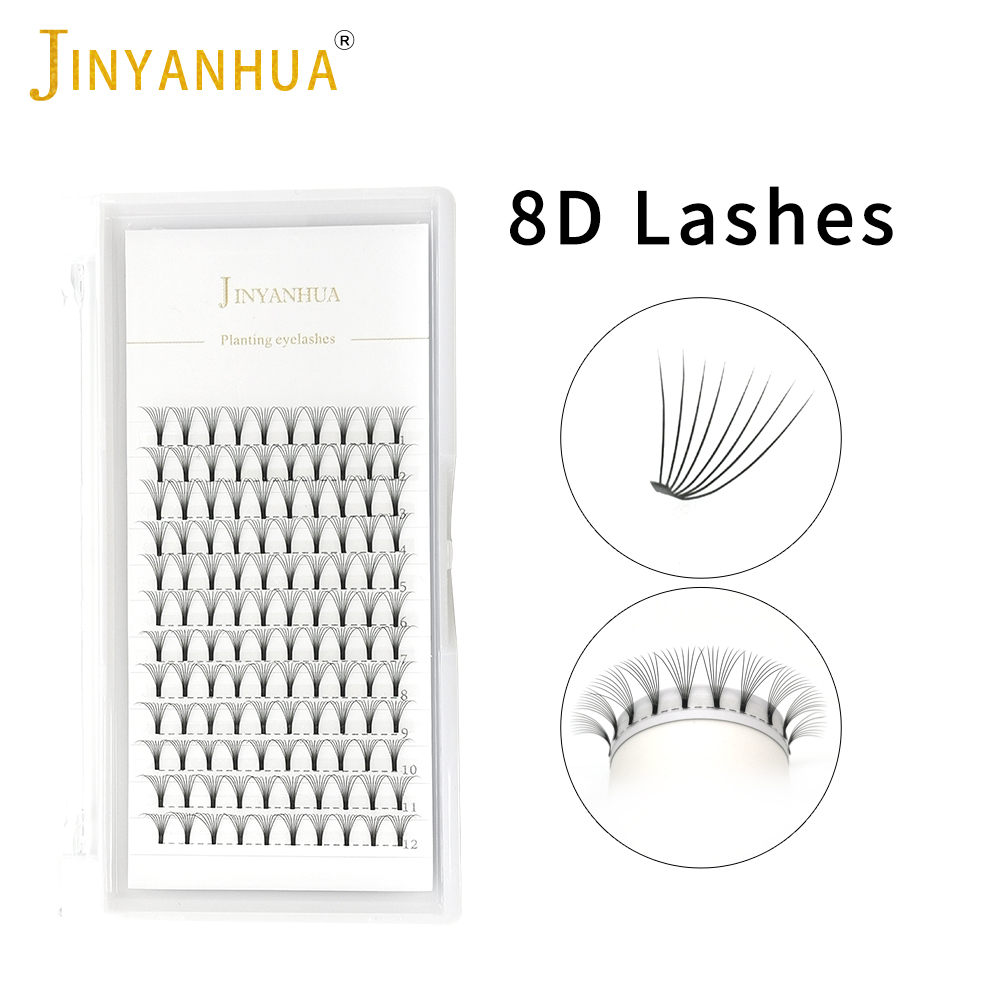 JINYANHUA 8D แฟน Eyelash Exten - Eyelash Extension For Asian Eyes บทวิจารณ์และราคา