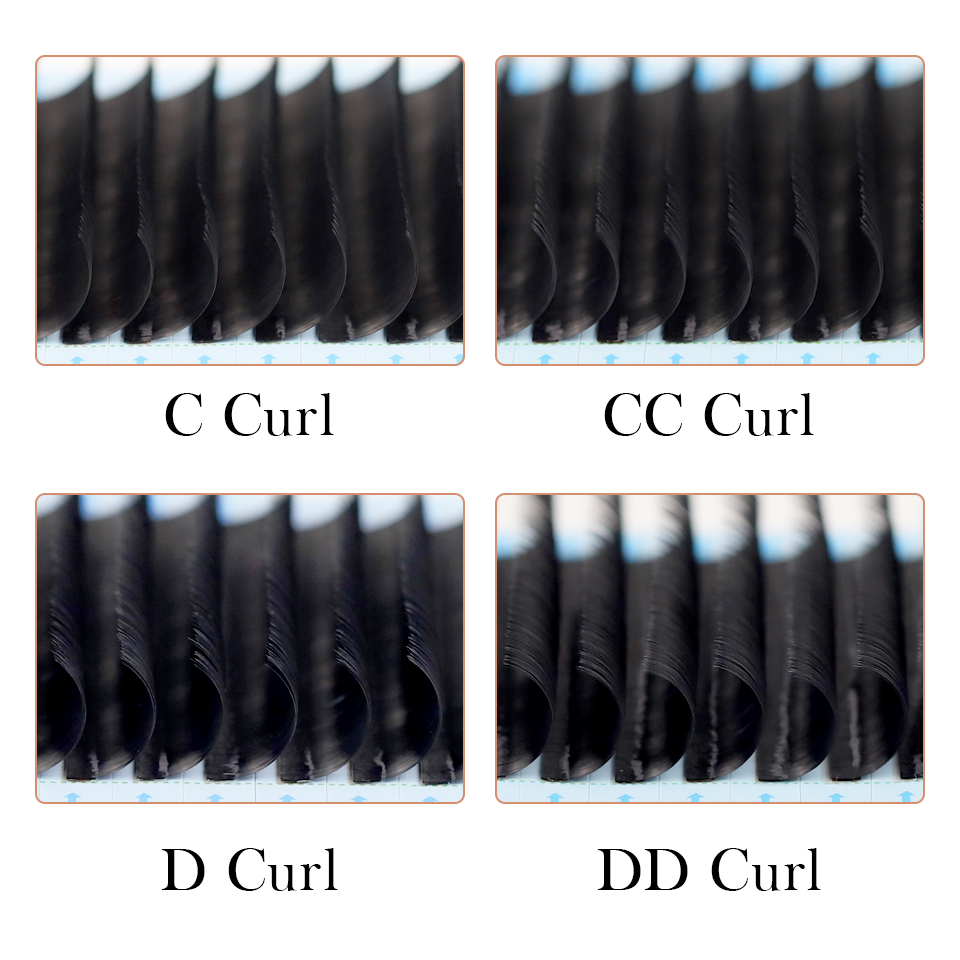 AGUUD 10 ชิ้น/ล็อต ขนตาปลอมสไต - Eyelash Extension Russian บทวิจารณ์และราคา