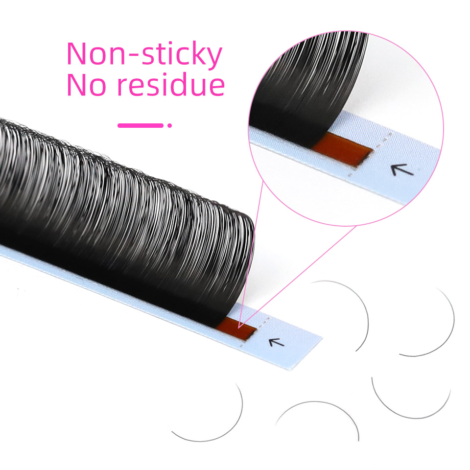 AGUUD 10 ชิ้น/ล็อต ขนตาปลอมสไต - Eyelash Extension Russian บทวิจารณ์และราคา