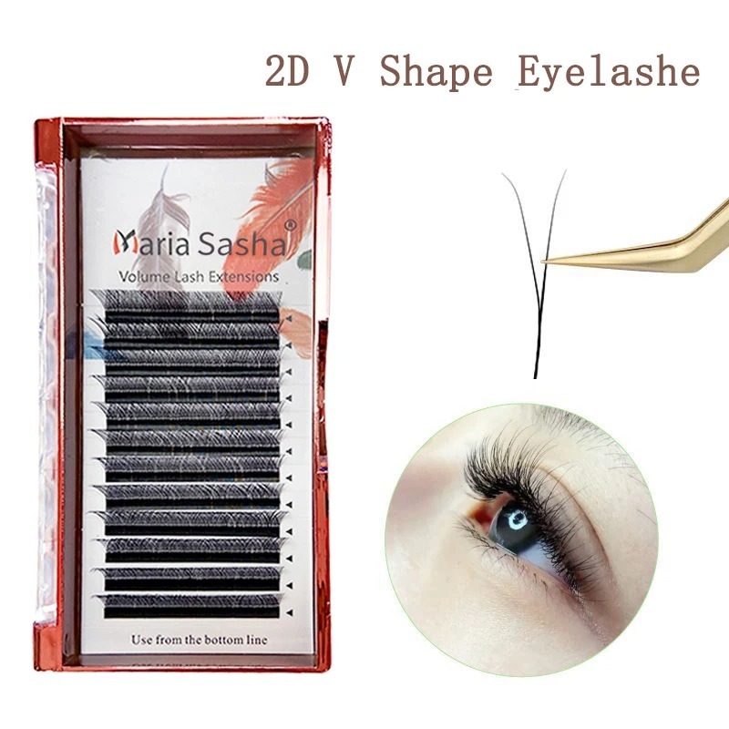 มาเรีย ขนตาปลอม 2D รูปตัว Y ขน - Eyelash Extension For Asian Eyes บทวิจารณ์และราคา